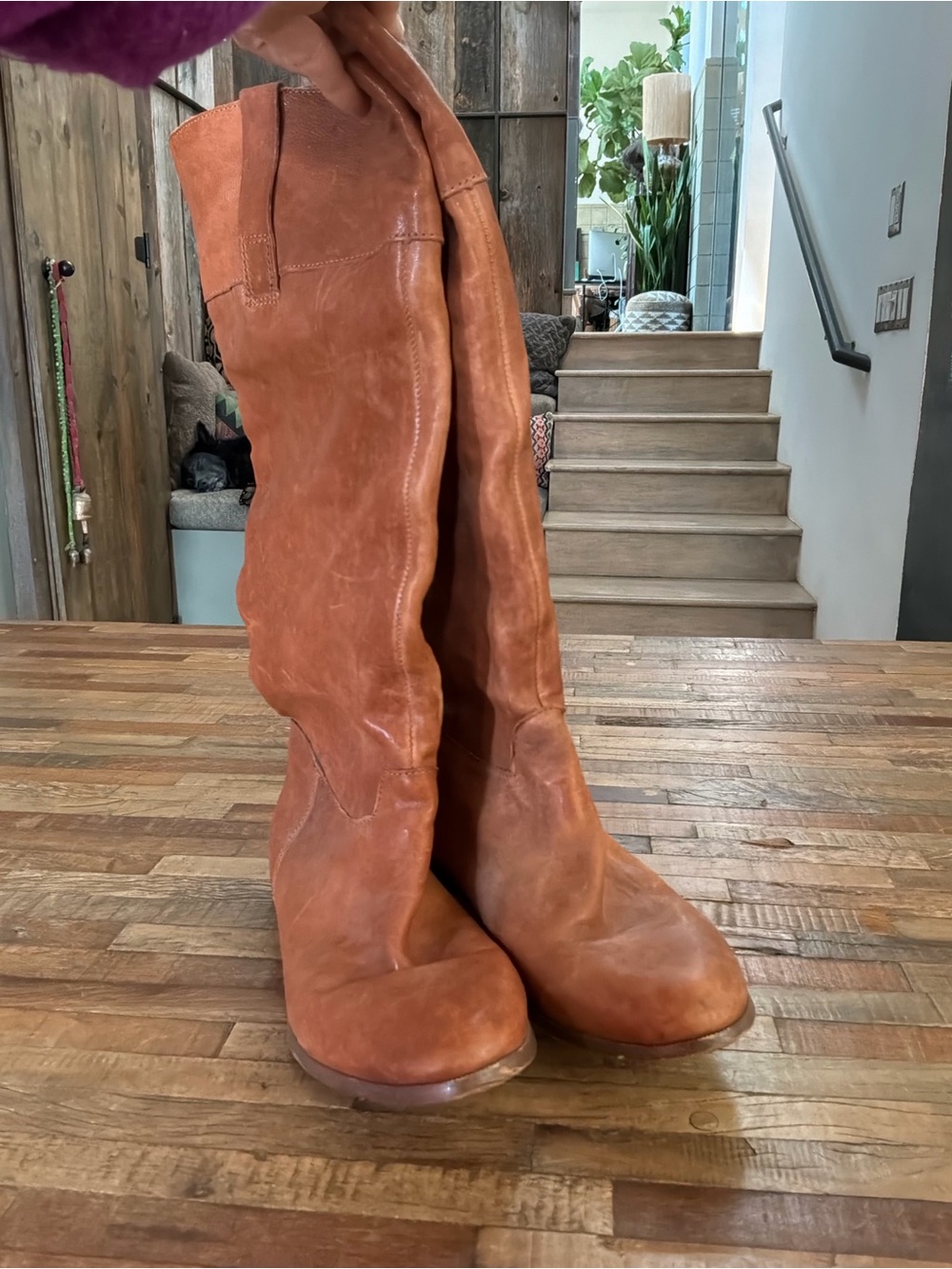 Women’s Diesel Tall Leather Pull-On Boots